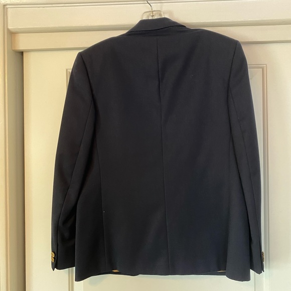 Navy Blue Preppy Blazer - Picture 3 of 4